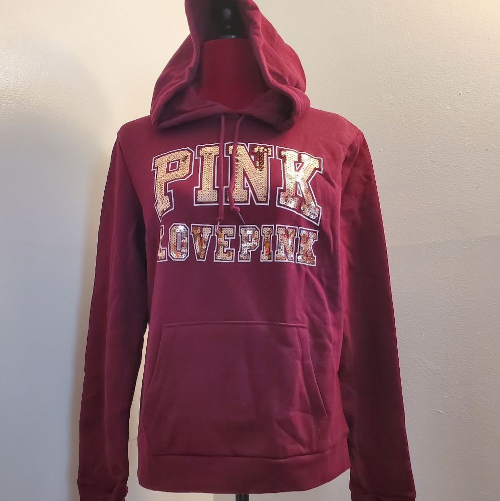 VS PINK BLING SEQUIN PULLOVER